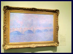 The Art Institute of Chicago 124  - Monet's Waterloo Bridge